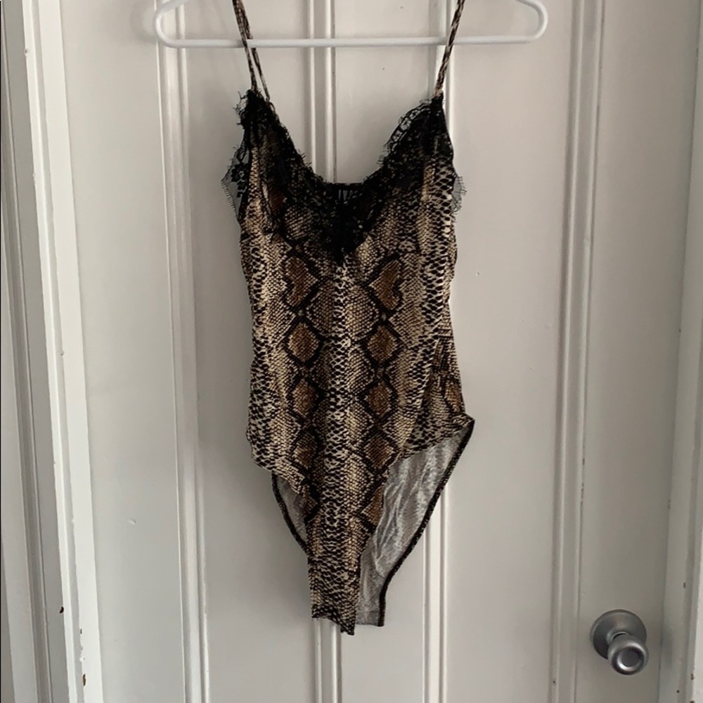 Snake skin body suit